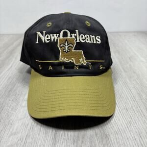 New Orleans Saints Vintage NFL Logo 1990's Eastport Embroidered Snapback Hat